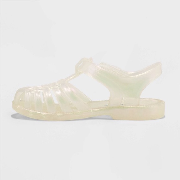 Toddler girls sunny jelly sandals clear NWT - Picture 4 of 7